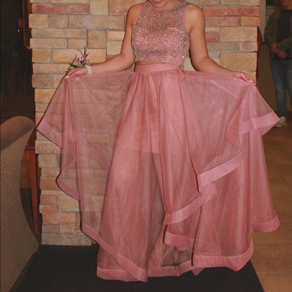 Two Piece Prom Dress